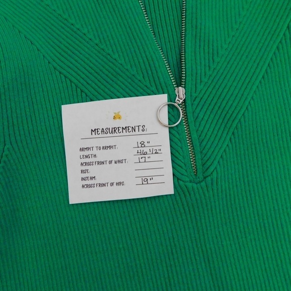 SWEATY BETTY Frame Knitted Midi Dress Vivid Green Sporty Ribbed Knit Size 12 - Picture 14 of 14
